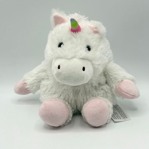 Warmies White Unicorn - 10” Small - Picture 1 of 8